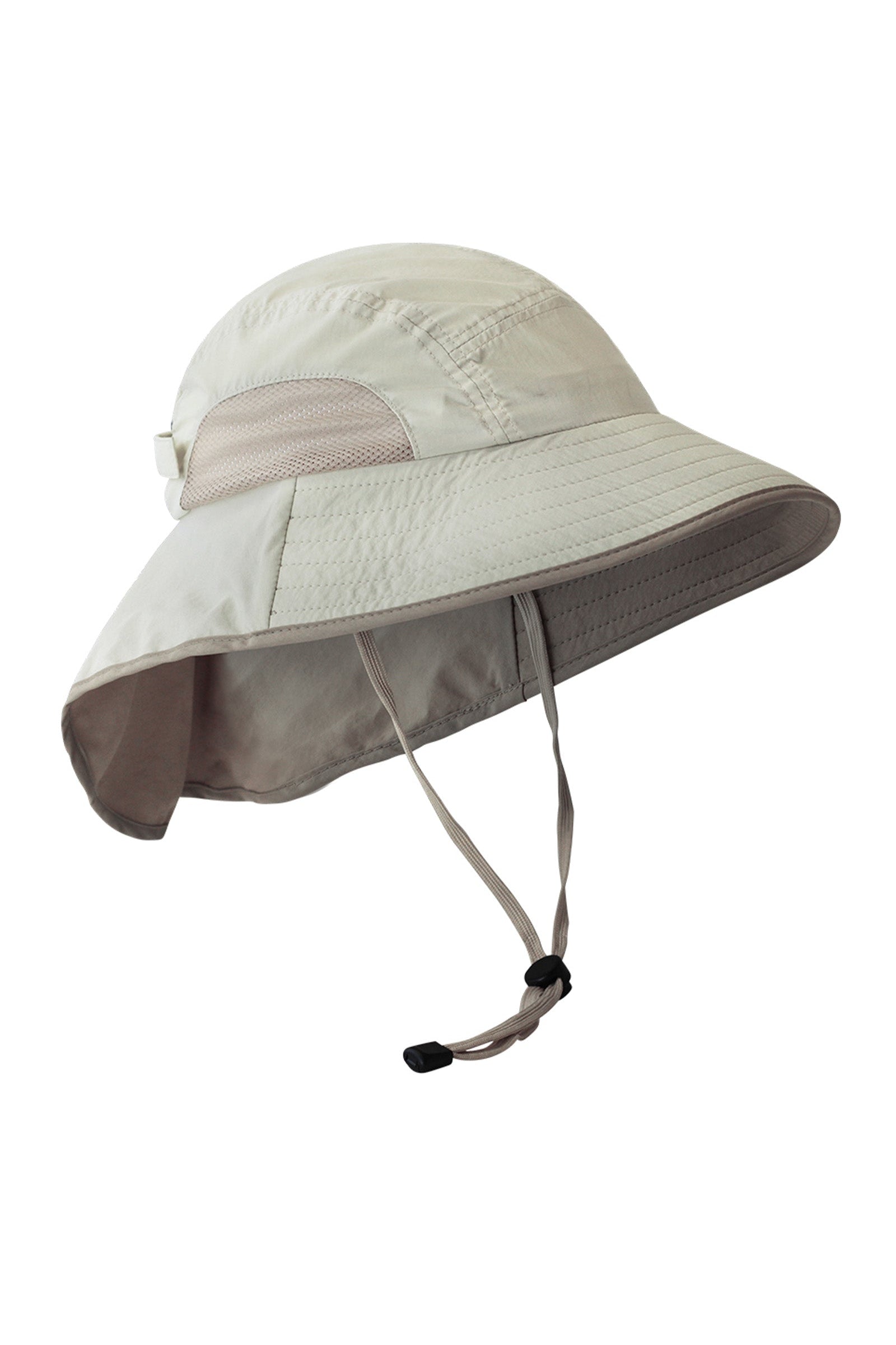 wide brim sun shade hat in cream tan|cream-tan