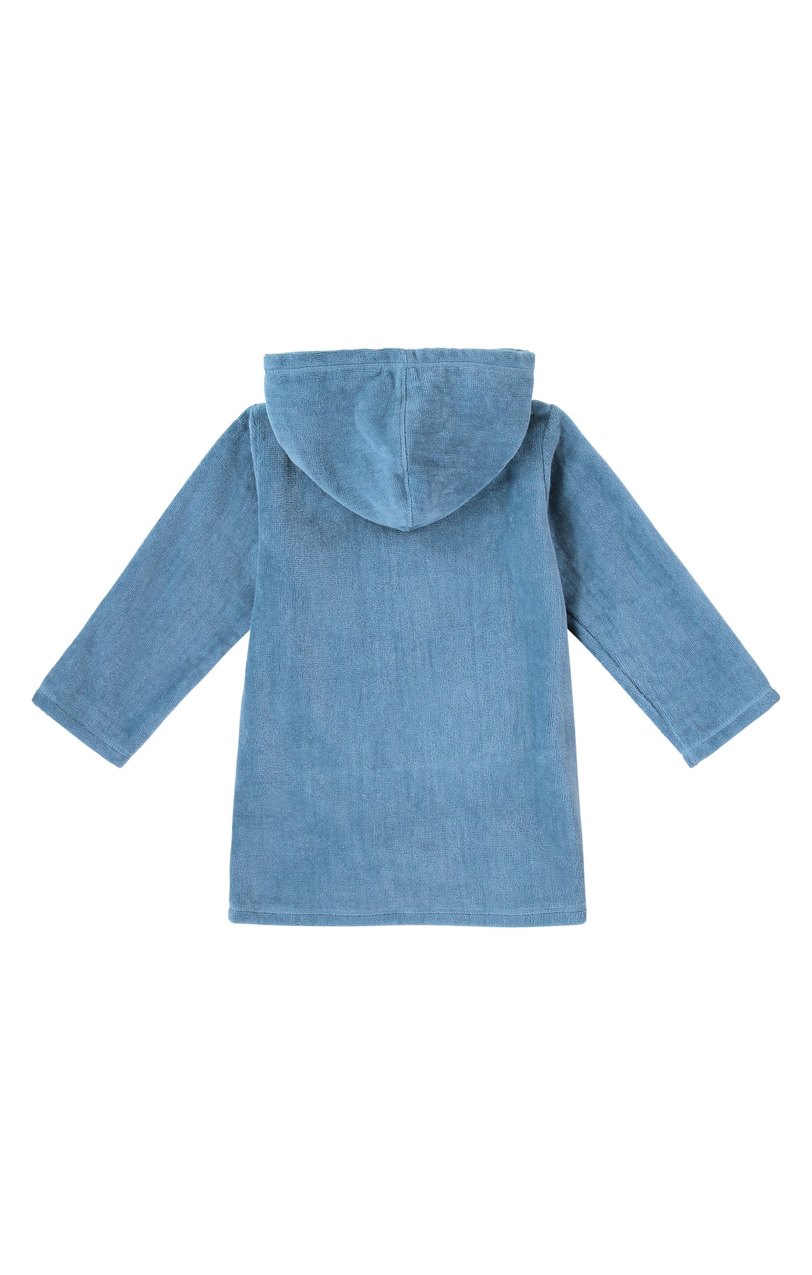 back view of kids hooded terry beach cover up|baltic