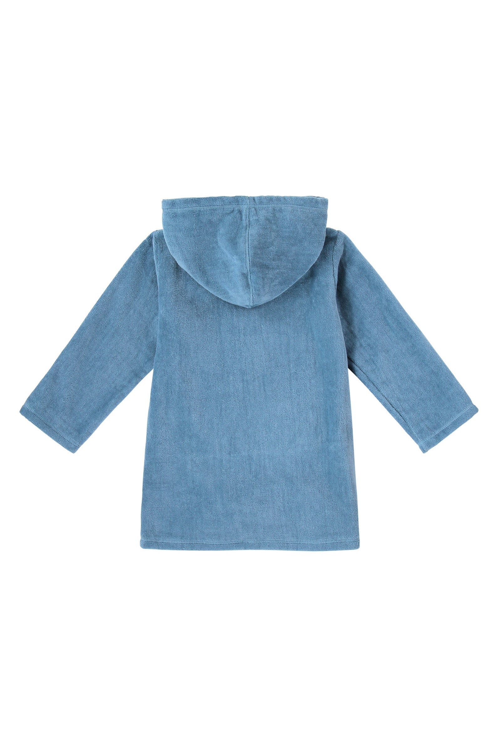 back view of kids hooded terry beach cover up|baltic
