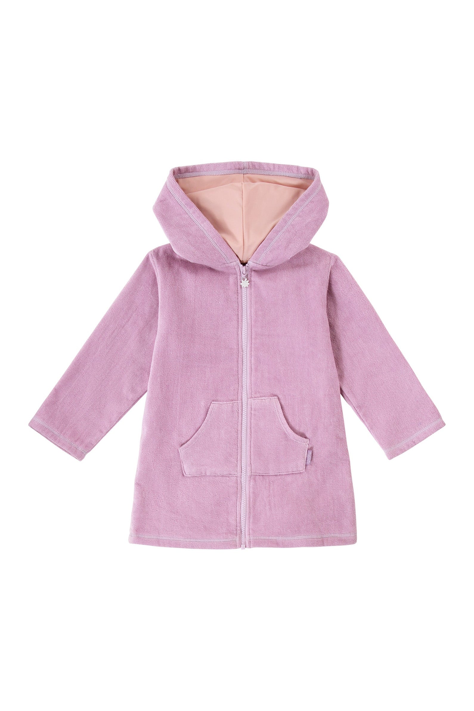 kids hooded terry beach cover up|lotus