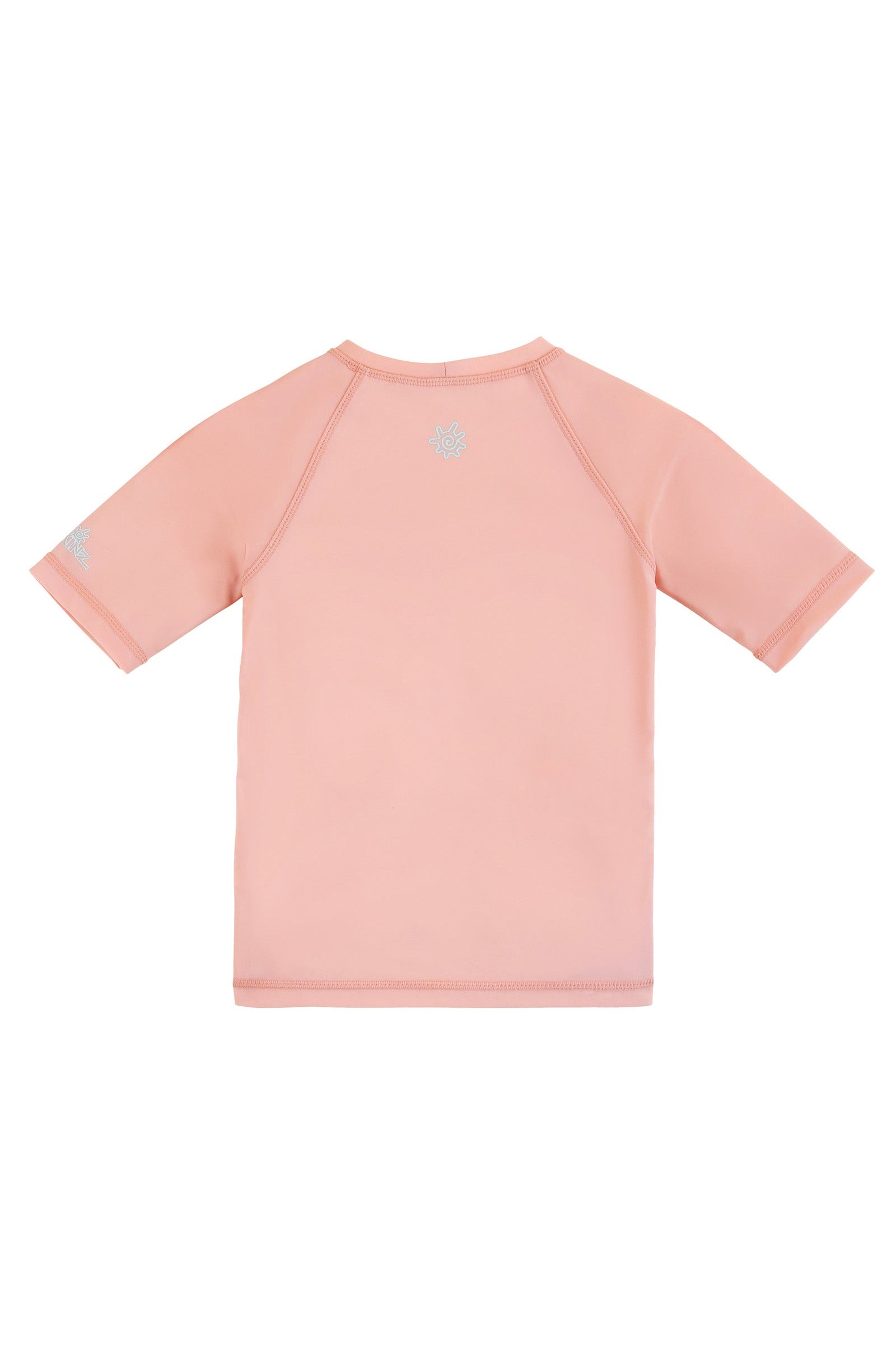 back view of kids crew sunny swim shirt in butterfly besties|butterfly-besties
