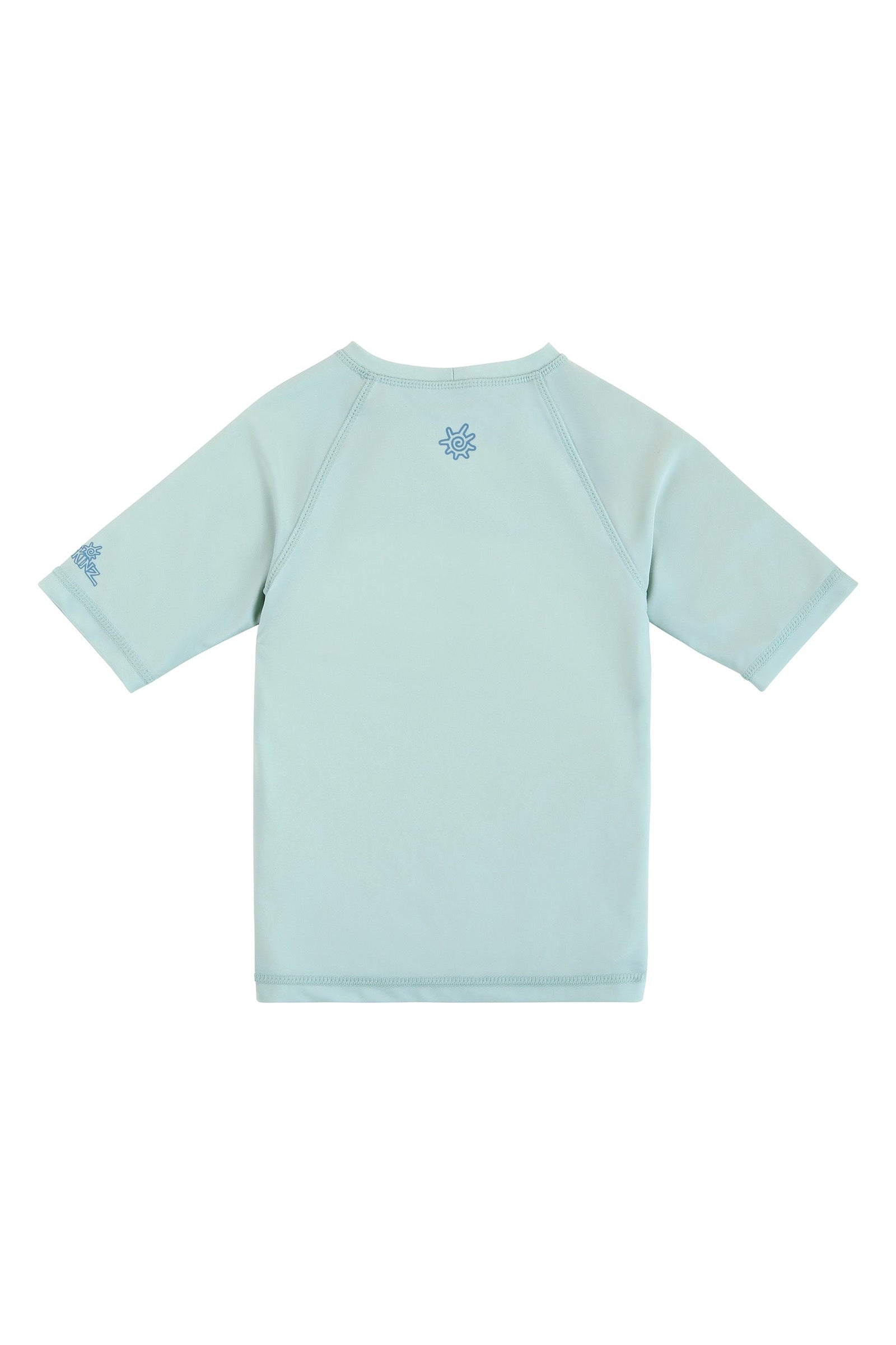 back view of kids crew sunny swim shirt in gliding rays|gliding-rays