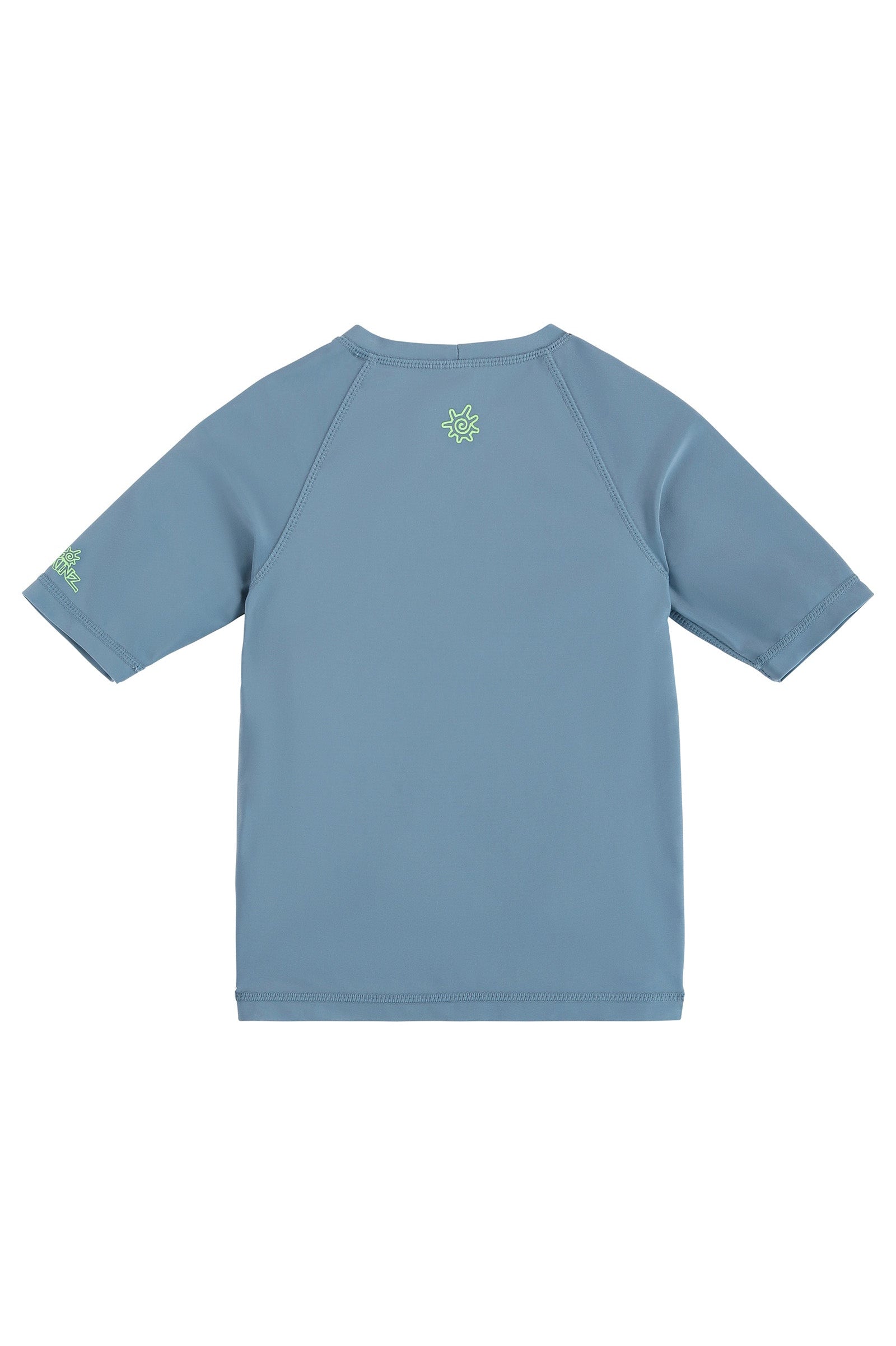 back view of kids crew sunny swim shirt in paddle board pup|paddle-board-pup