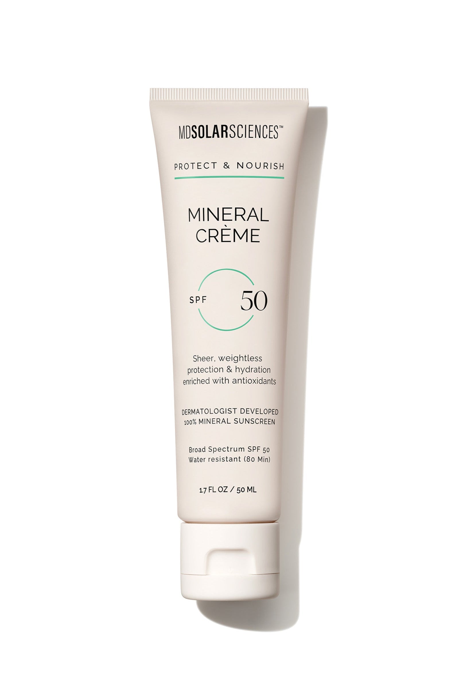 MDSolarSciences Mineral Creme - Face & Body Sunscreen - SPF 50+