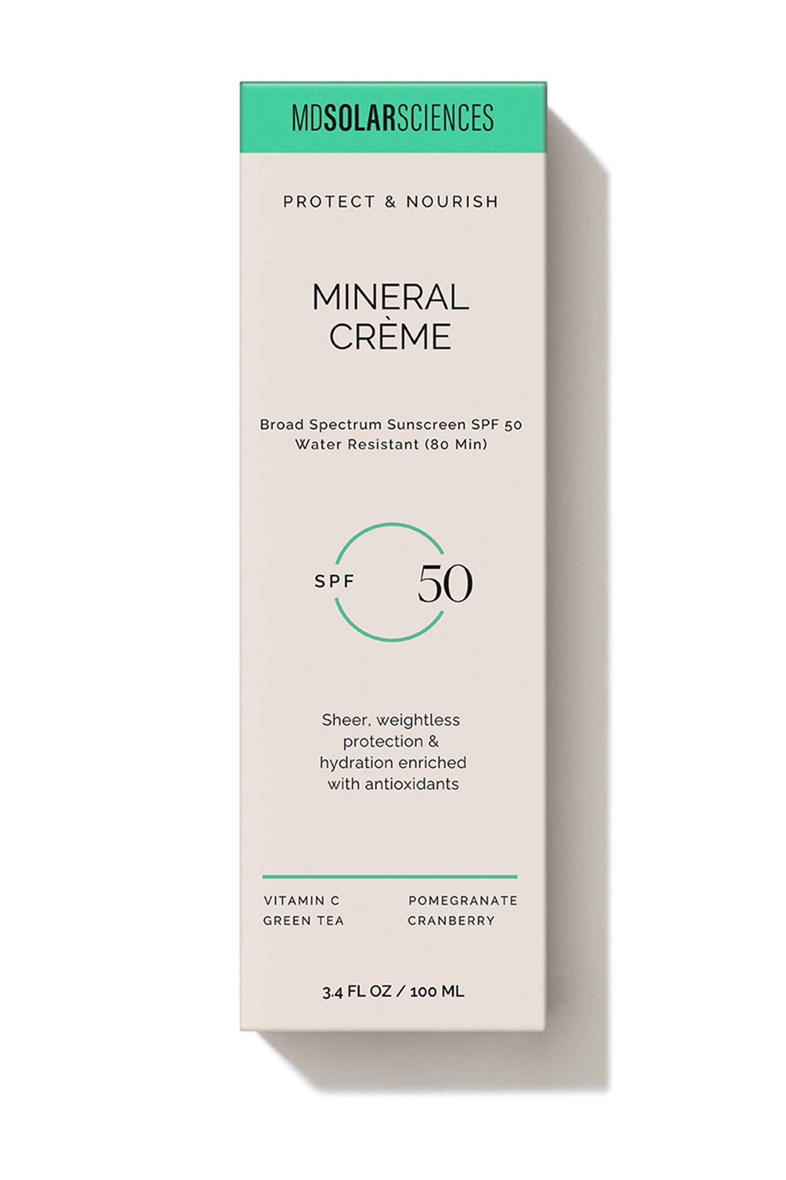 MDSolarSciences Mineral Creme - Face & Body Sunscreen - SPF 50+