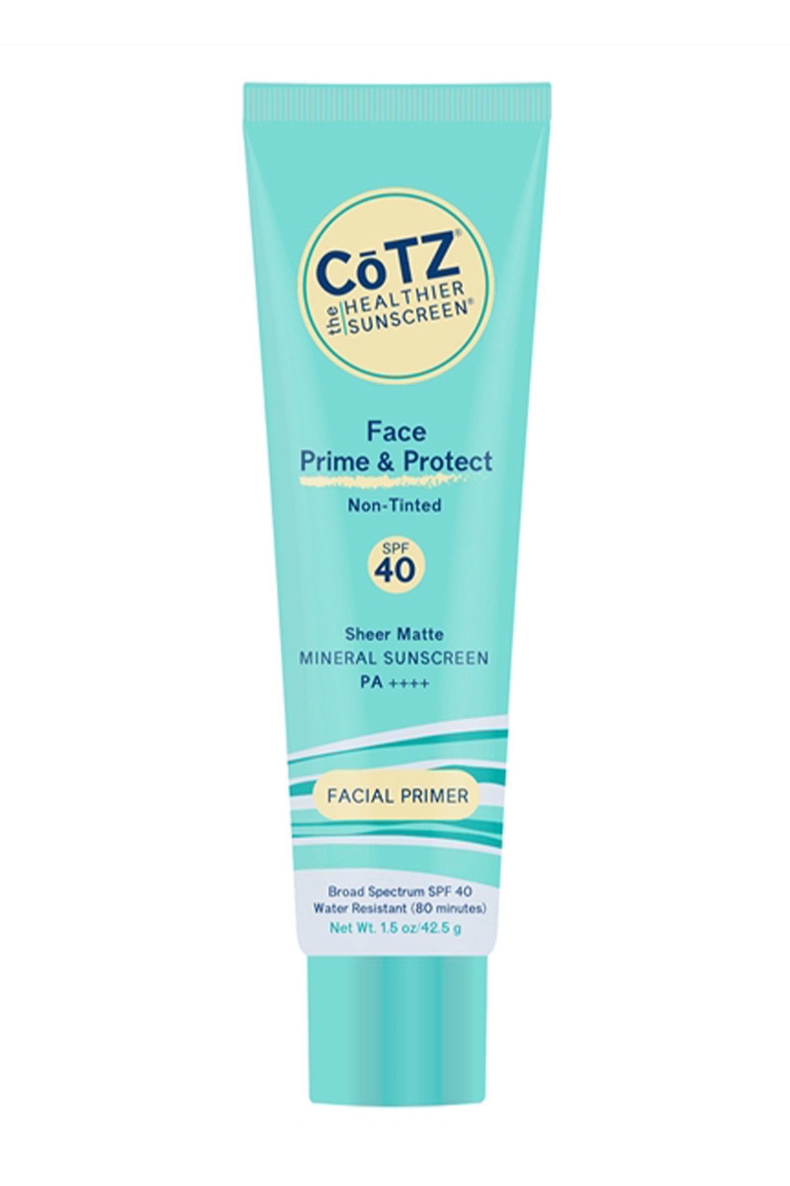 CoTZ Face Prime & Protect - Non-Tinted Sunscreen - SPF 40+ (1.5oz)