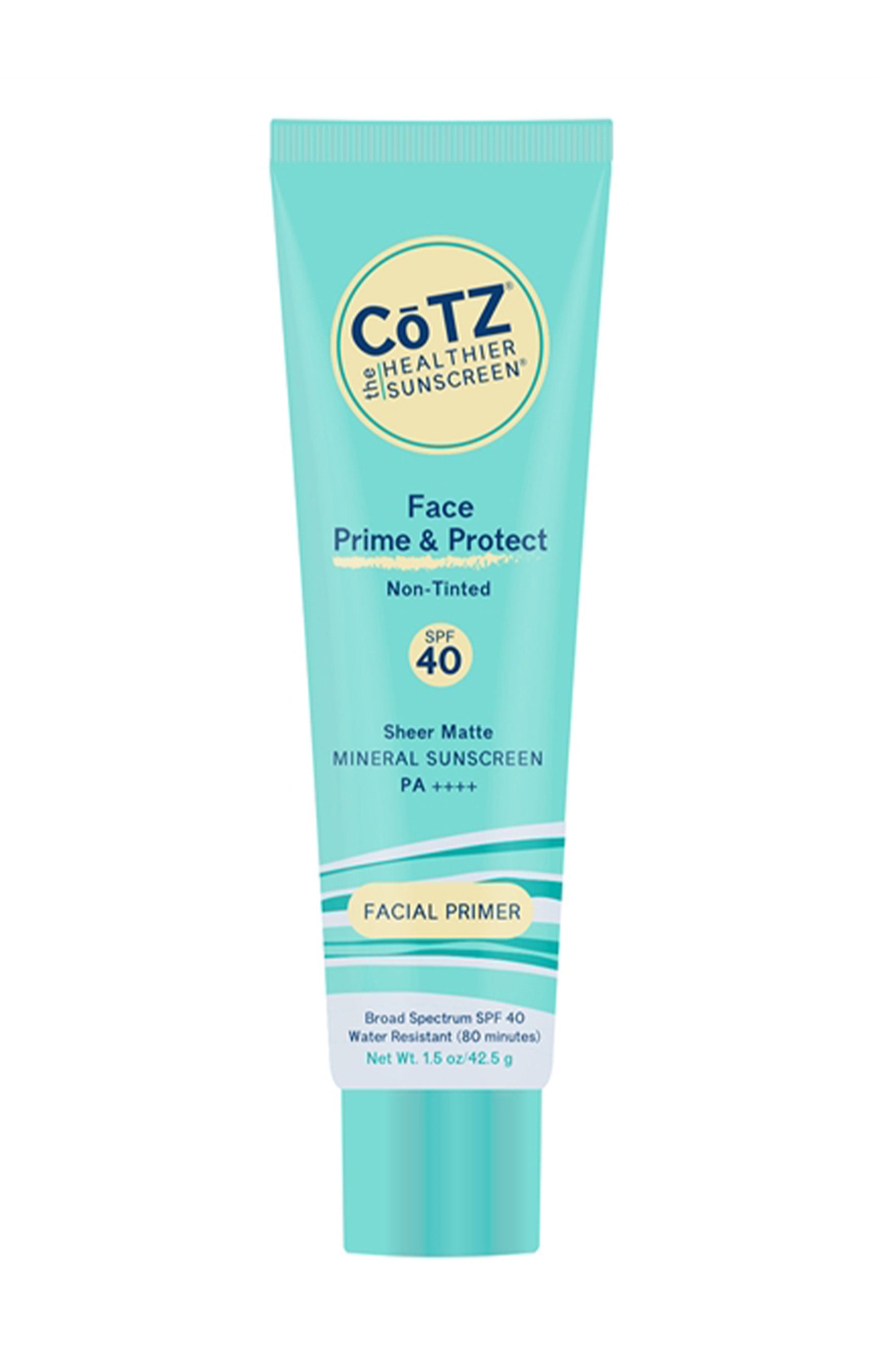 CoTZ Face Prime & Protect - Non-Tinted Sunscreen - SPF 40+ (1.5oz)