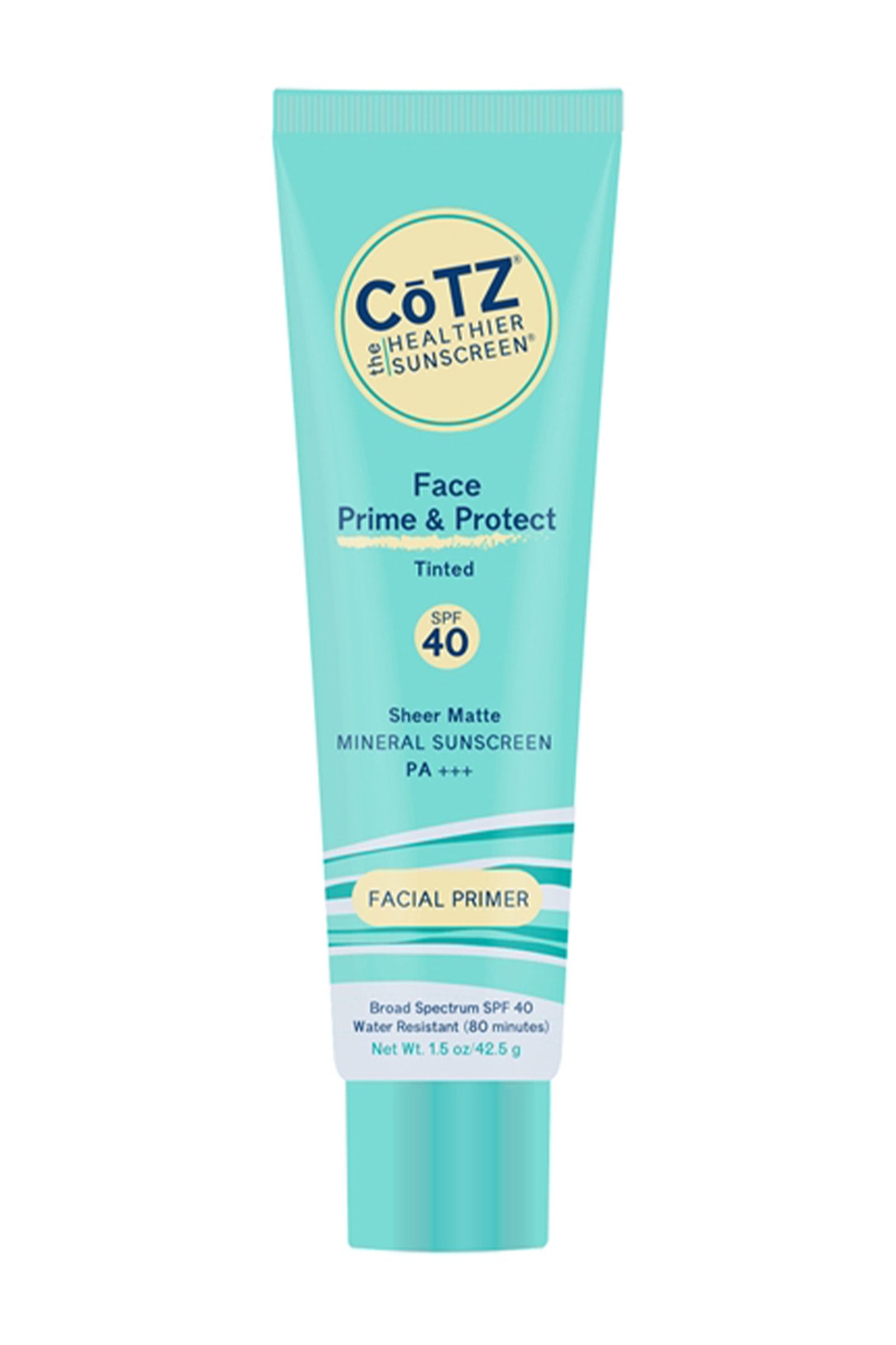 CoTZ Face Prime & Protect - Tinted Sunscreen - SPF 40+ (1.5oz)