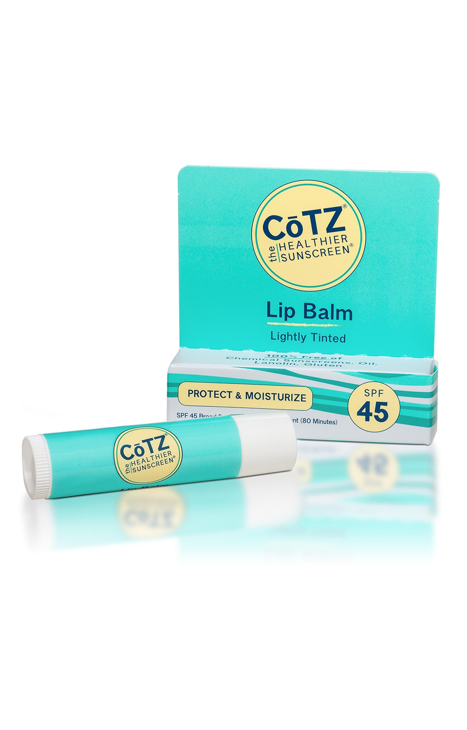 CoTZ Lip Balm - Lightly Tinted Sunscreen - SPF 45+ (0.14oz)