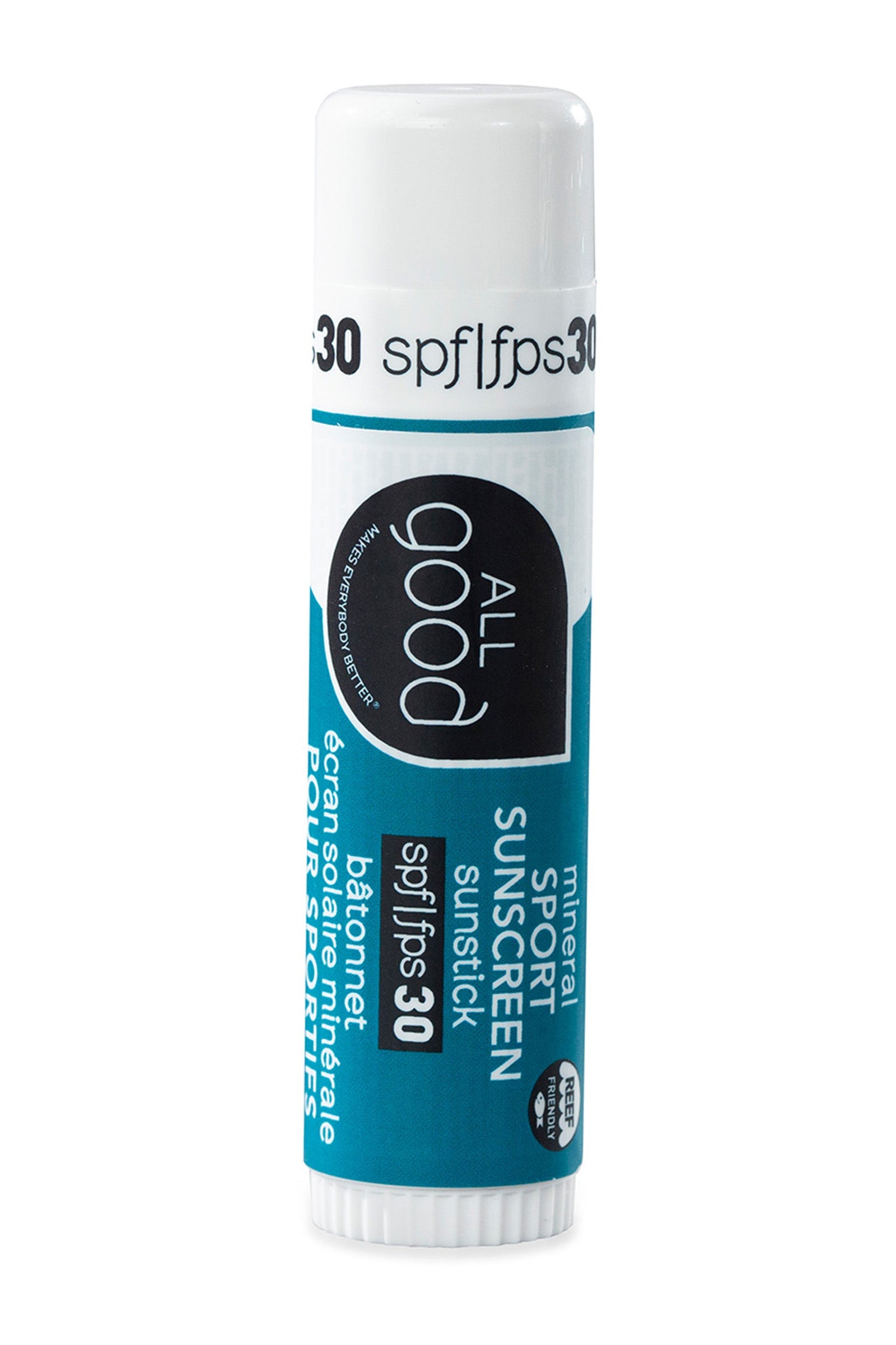 ALL Good - Unscented Mineral Sport Sun Stick - SPF 30+ (0.6oz)
