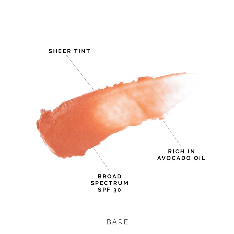 Ingredients in MDSolarSciences' lip balm in bare|bare