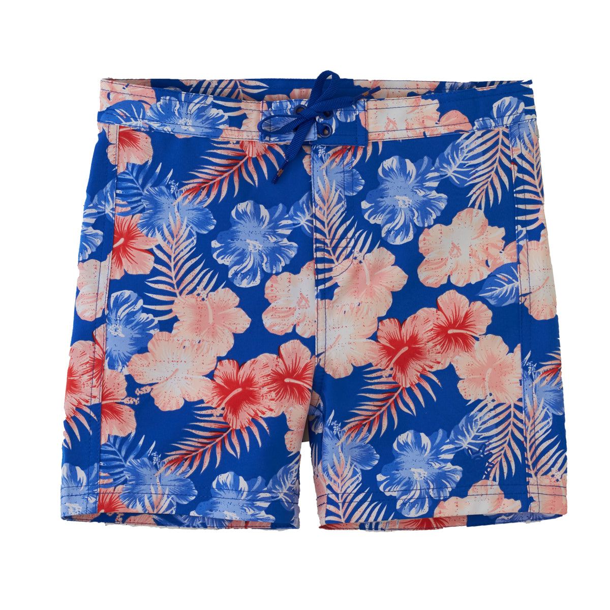 girls board shorts in americana flowers|americana-flowers