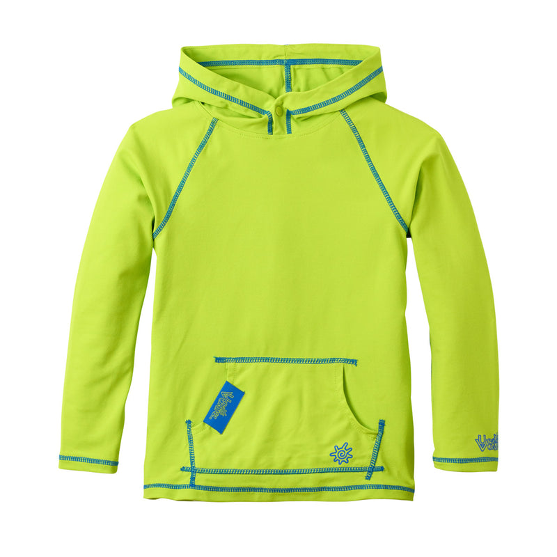 boy's pullover hoodie in lime punch|lime-punch