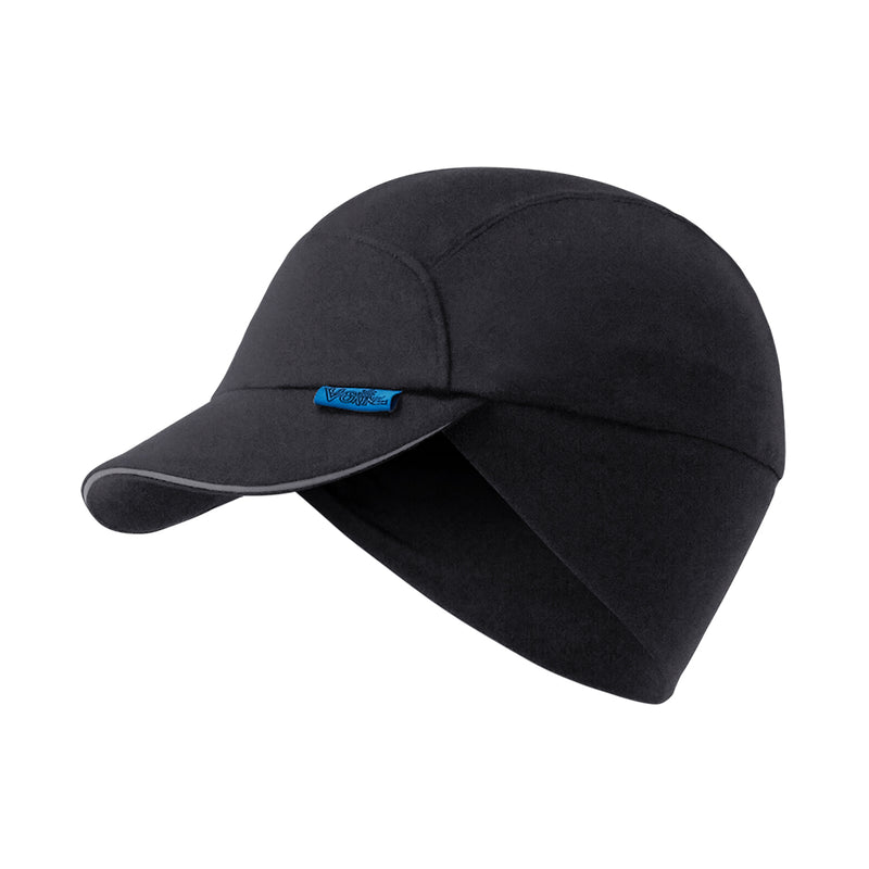 Women's Active Ponytail Fleece Hat in Black|black