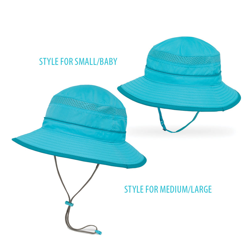 Bucket hat for kids in blue bird|blue-bird