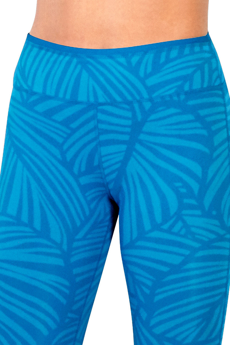 Close Up of the Women's Active Sport Swim Tights in Mykonos Palma|mykonos-palma
