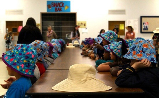 UV Skinz's sun hat donation