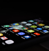 image of apps on a phone