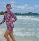 Woman in a UV Skinz's UPF Shirt