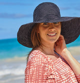 Woman in a UV Skinz's Sun Hat