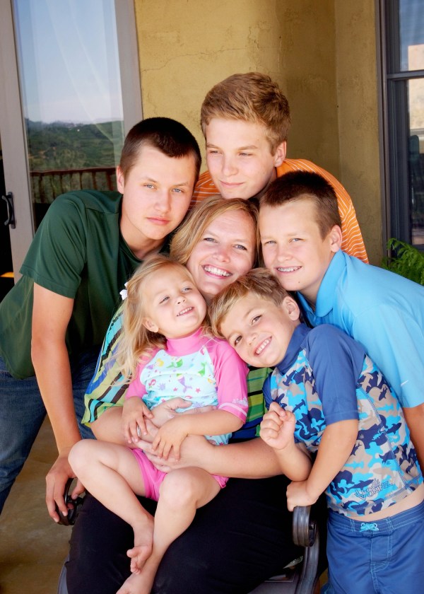 Rhonda Sparks, Founder of UV Skinz, with Her Family