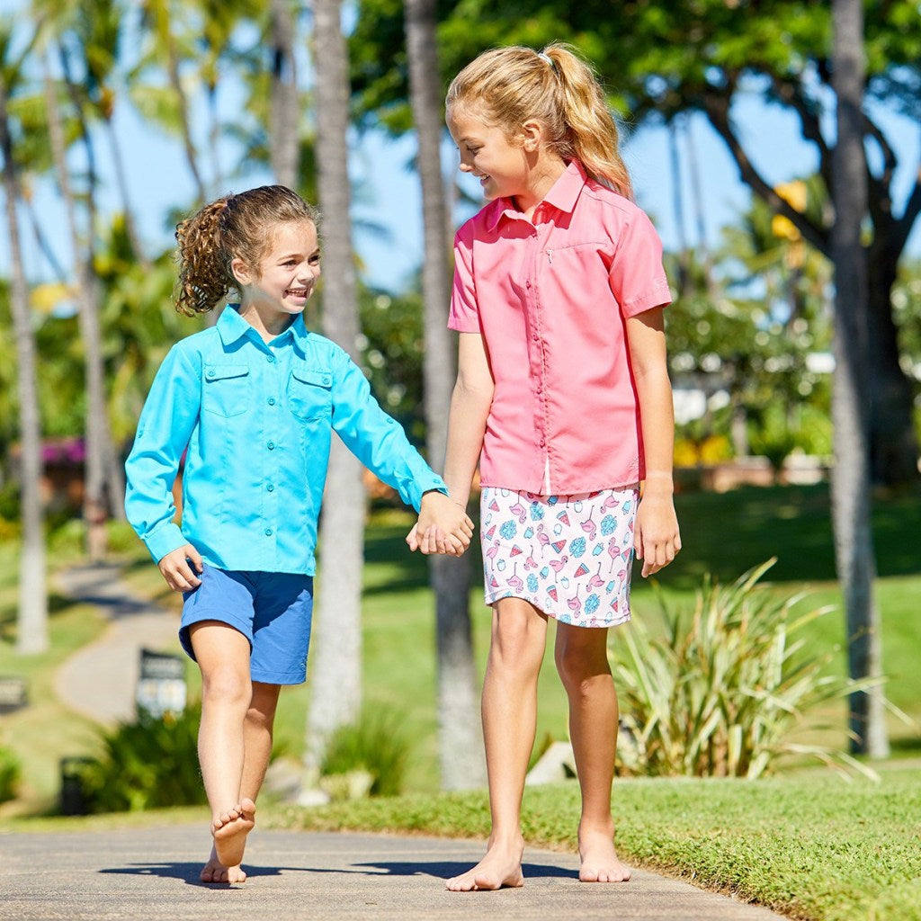 girls in UPF clothing by UV Skinz