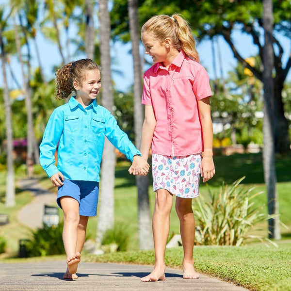 girls in UPF clothing by UV Skinz