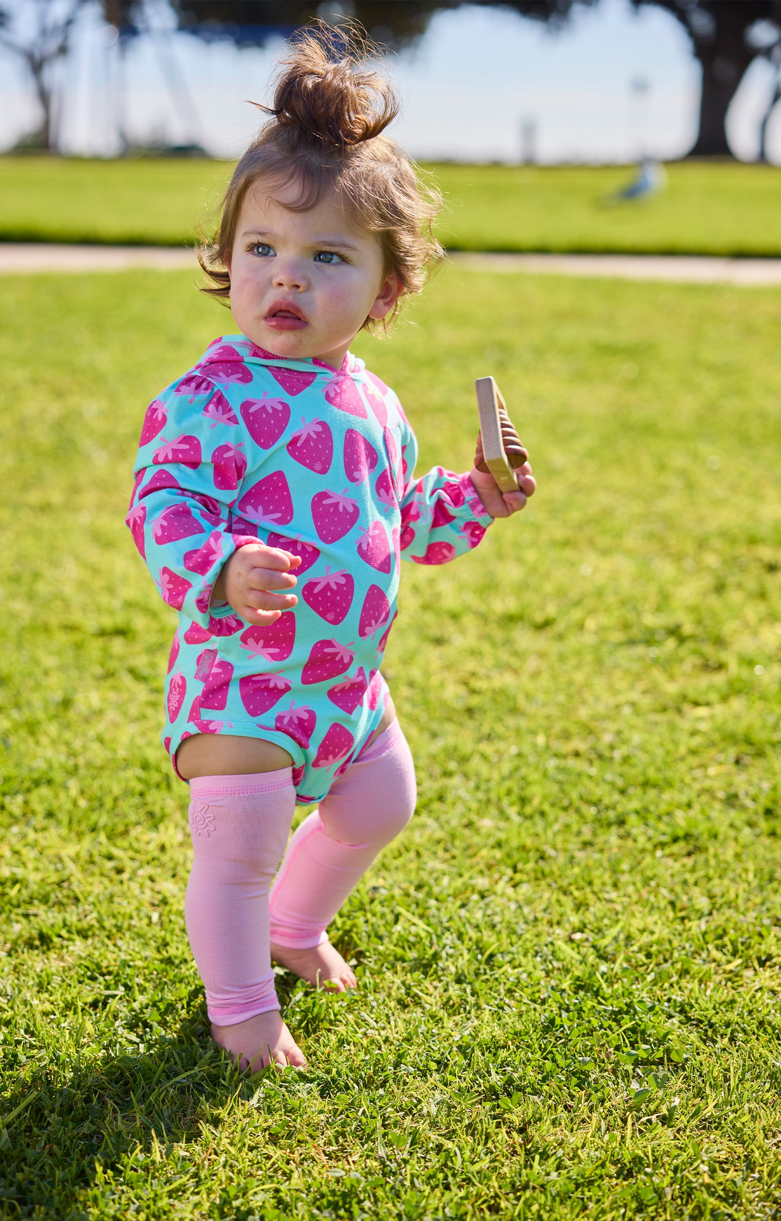 Baby Girl's Hooded Sunzie