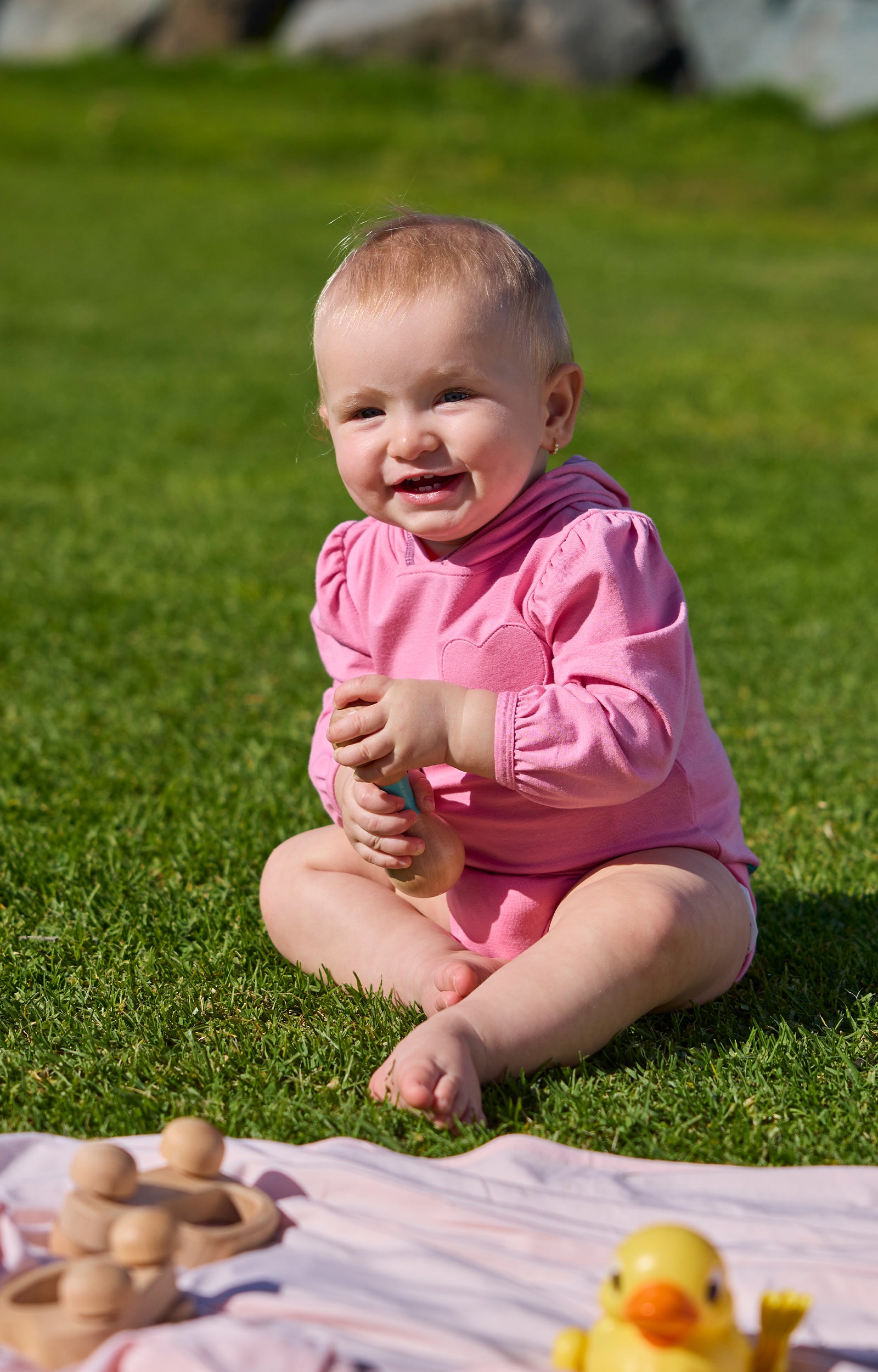 Baby Girl's Hooded Sunzie