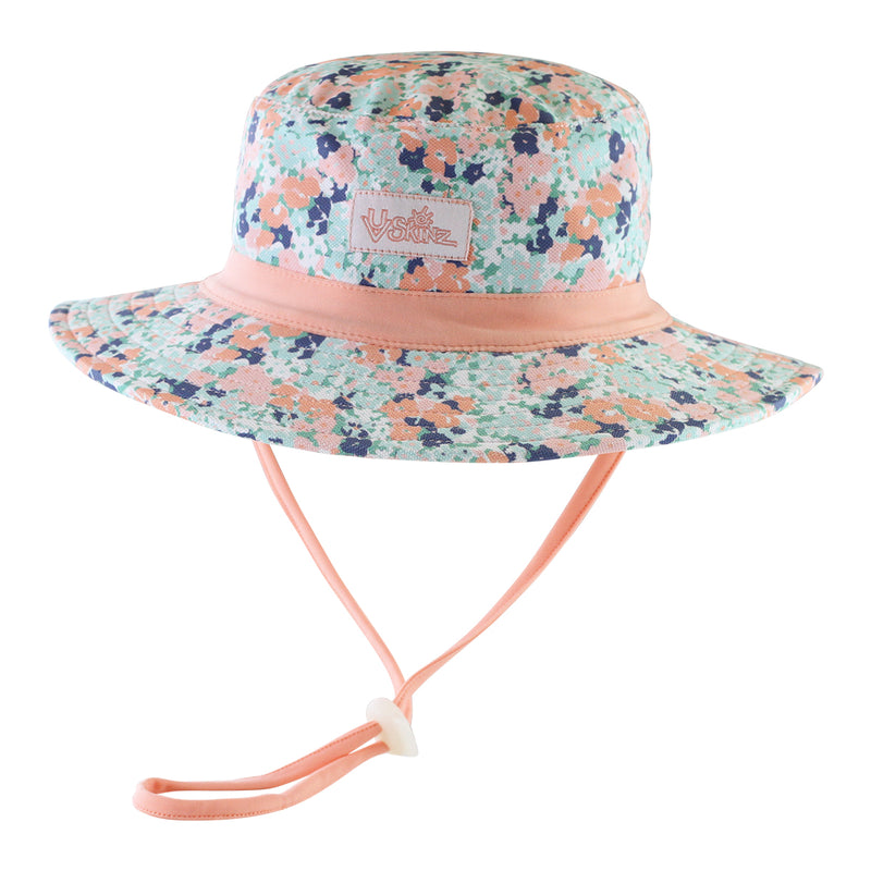 baby girl's swim hat in meadow bloom|meadow-bloom