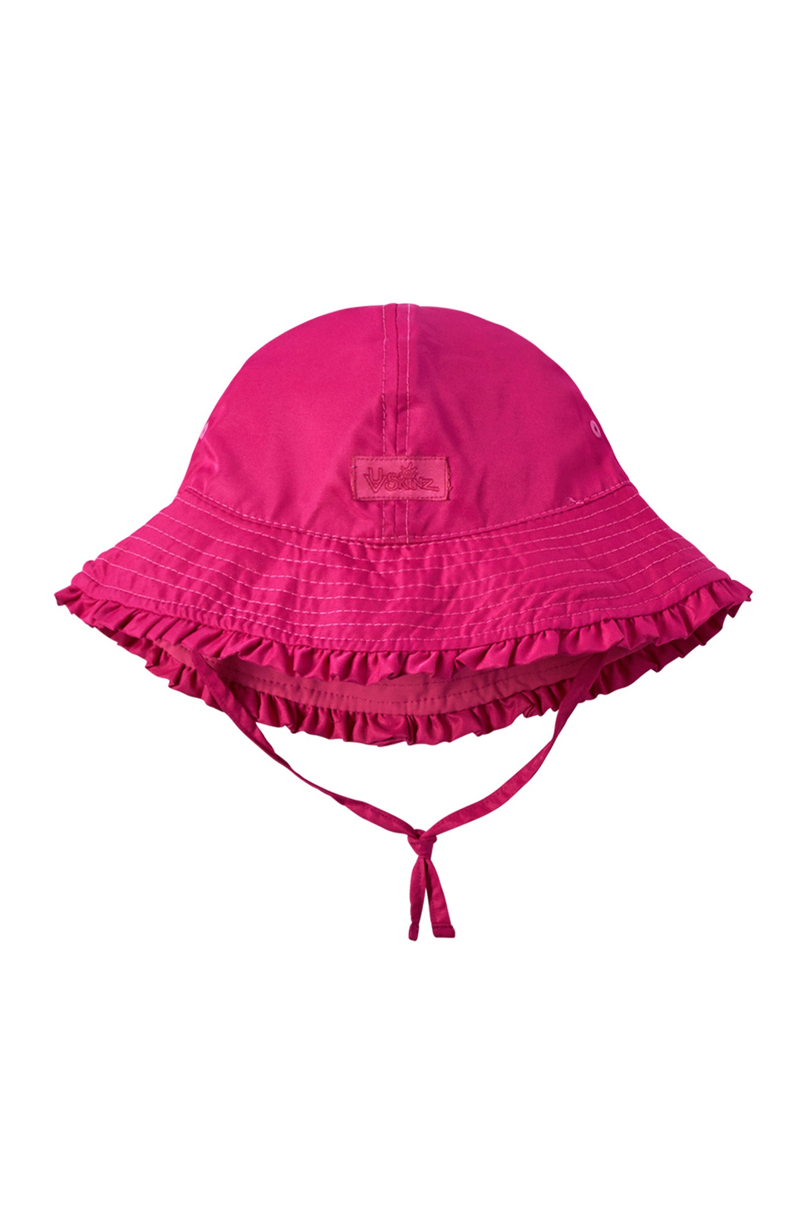UV Skinz's bubblegum hot pink baby girl's reversible sun hat