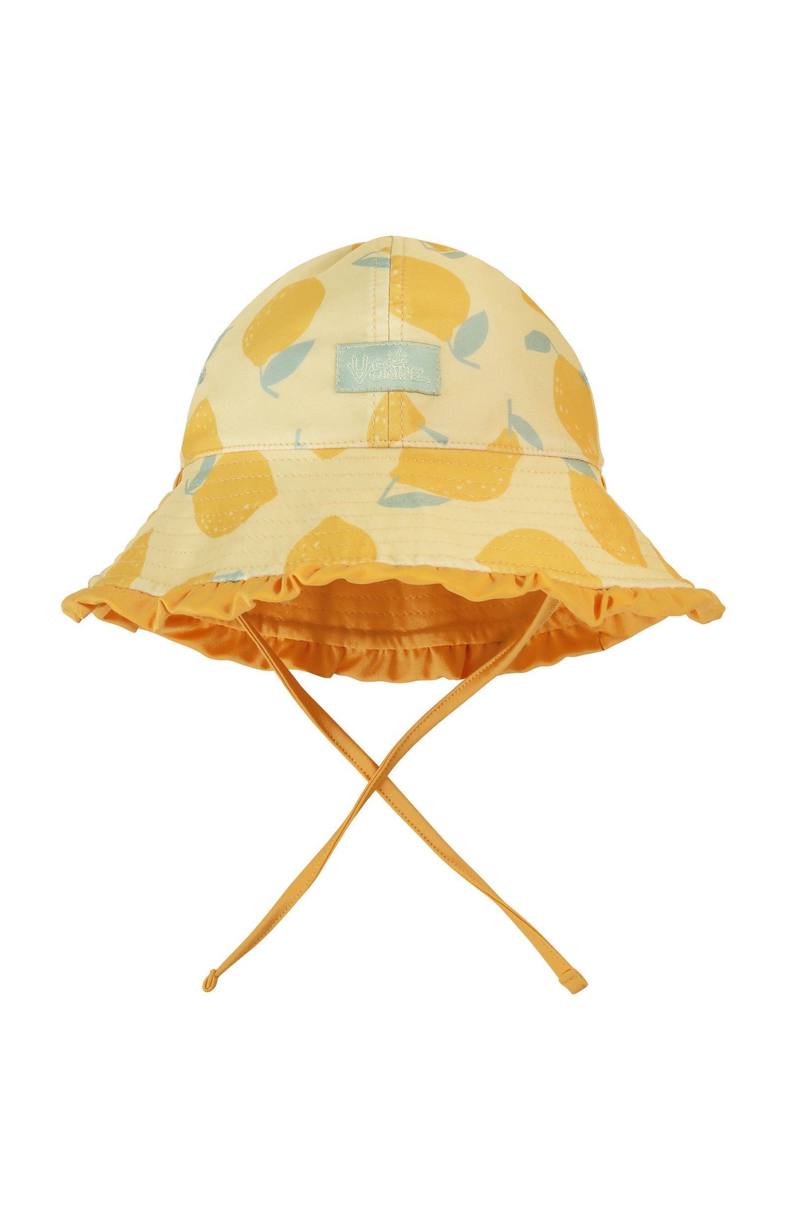 baby girl reversible swim hat in lemonade stand|lemonade-stand