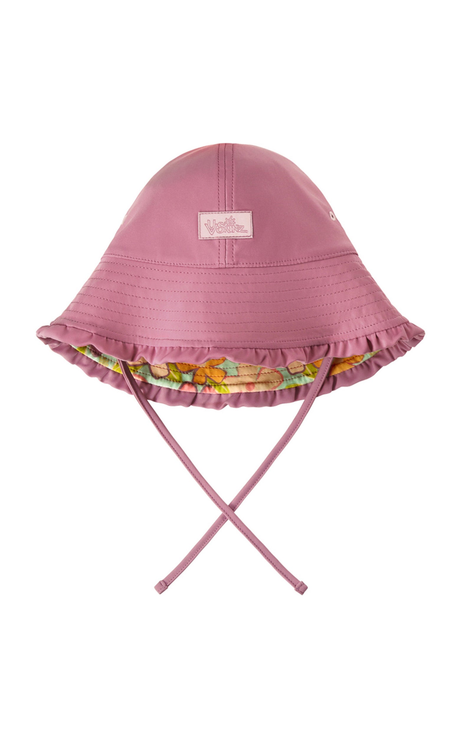 reverse side of baby girl's hat|playtime-garden