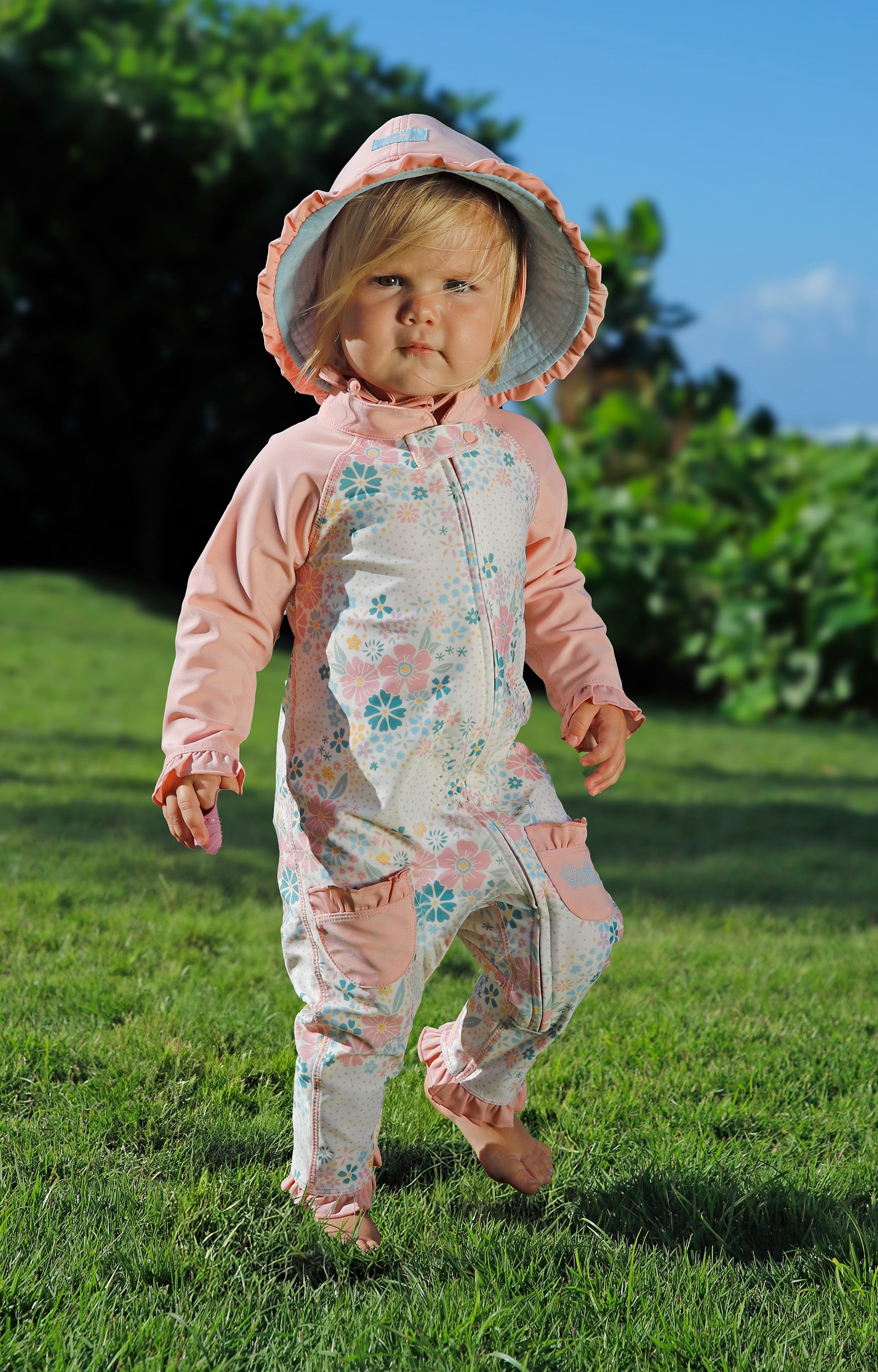 Baby Girl's Reversible Sun Hat