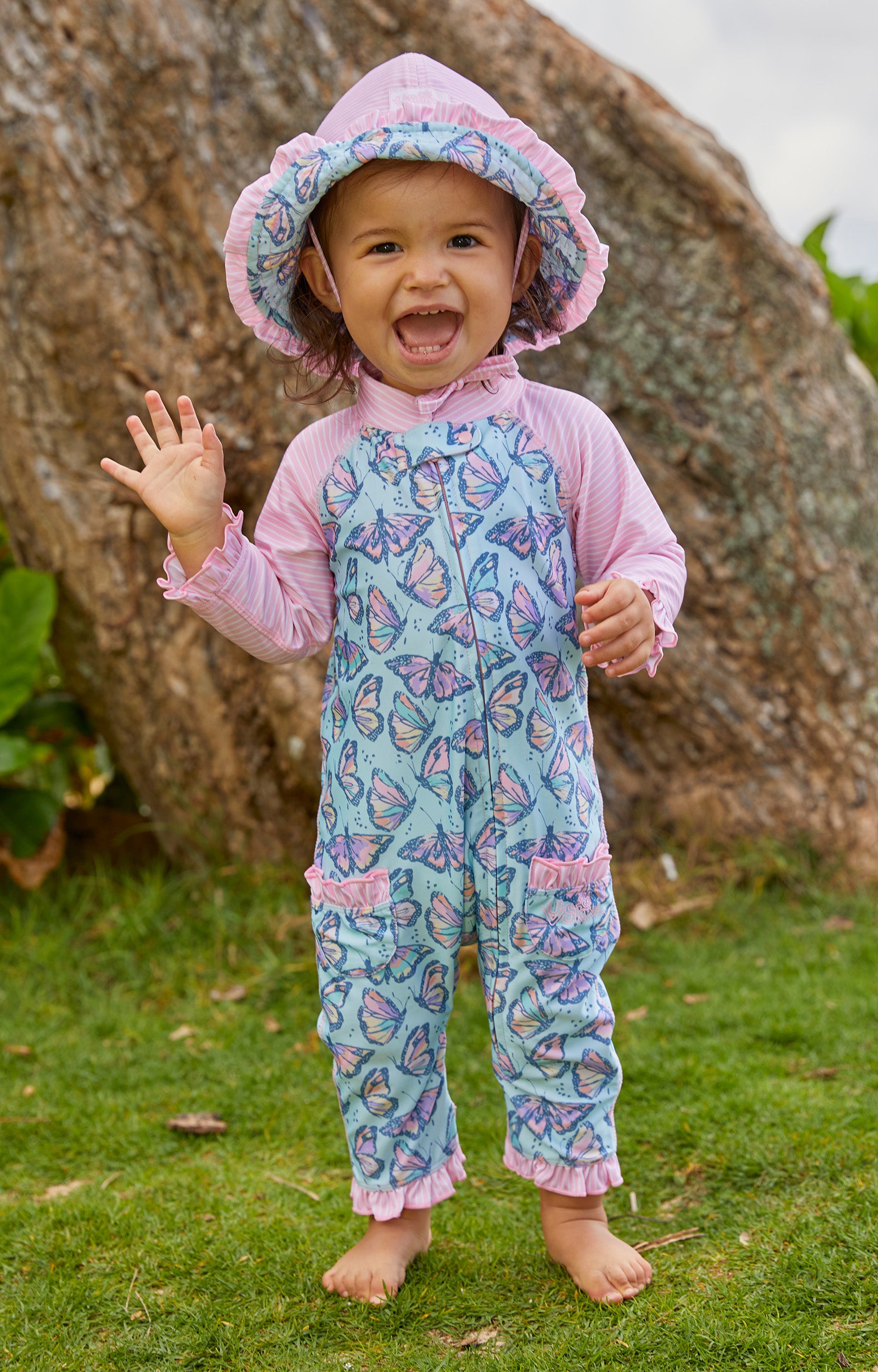 Baby Girl's Reversible Sun Hat