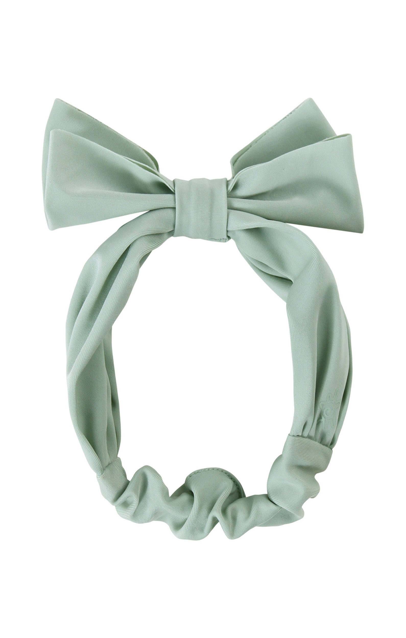 baby girls swim bow in frosty green|frosty-green