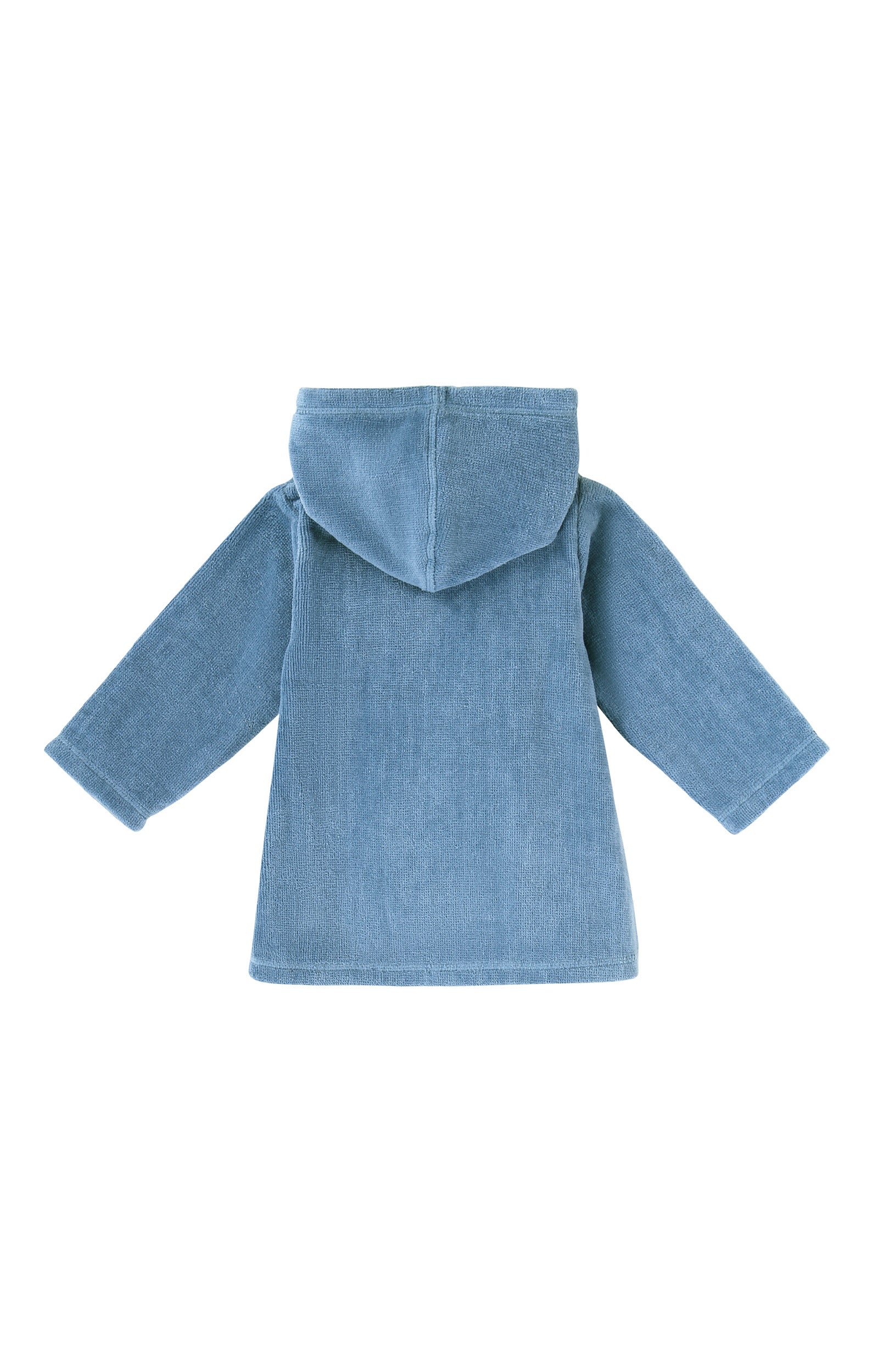 baby hooded terry beach cover up in baltic|baltic