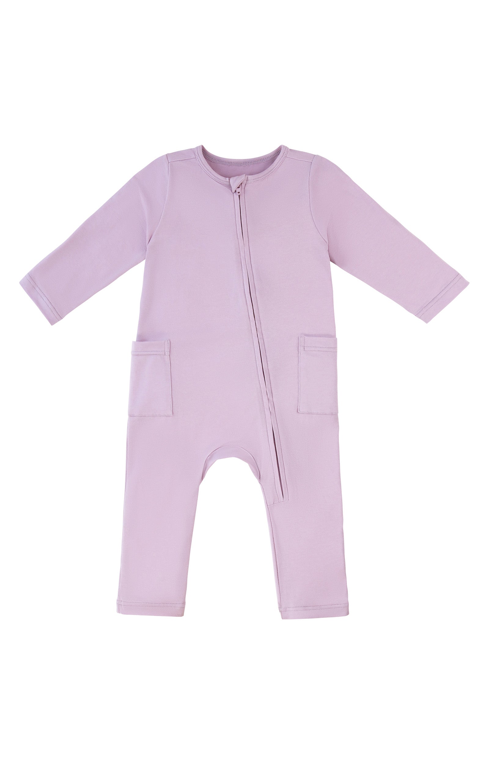 baby long sleeve everyday romper in lotus|lotus