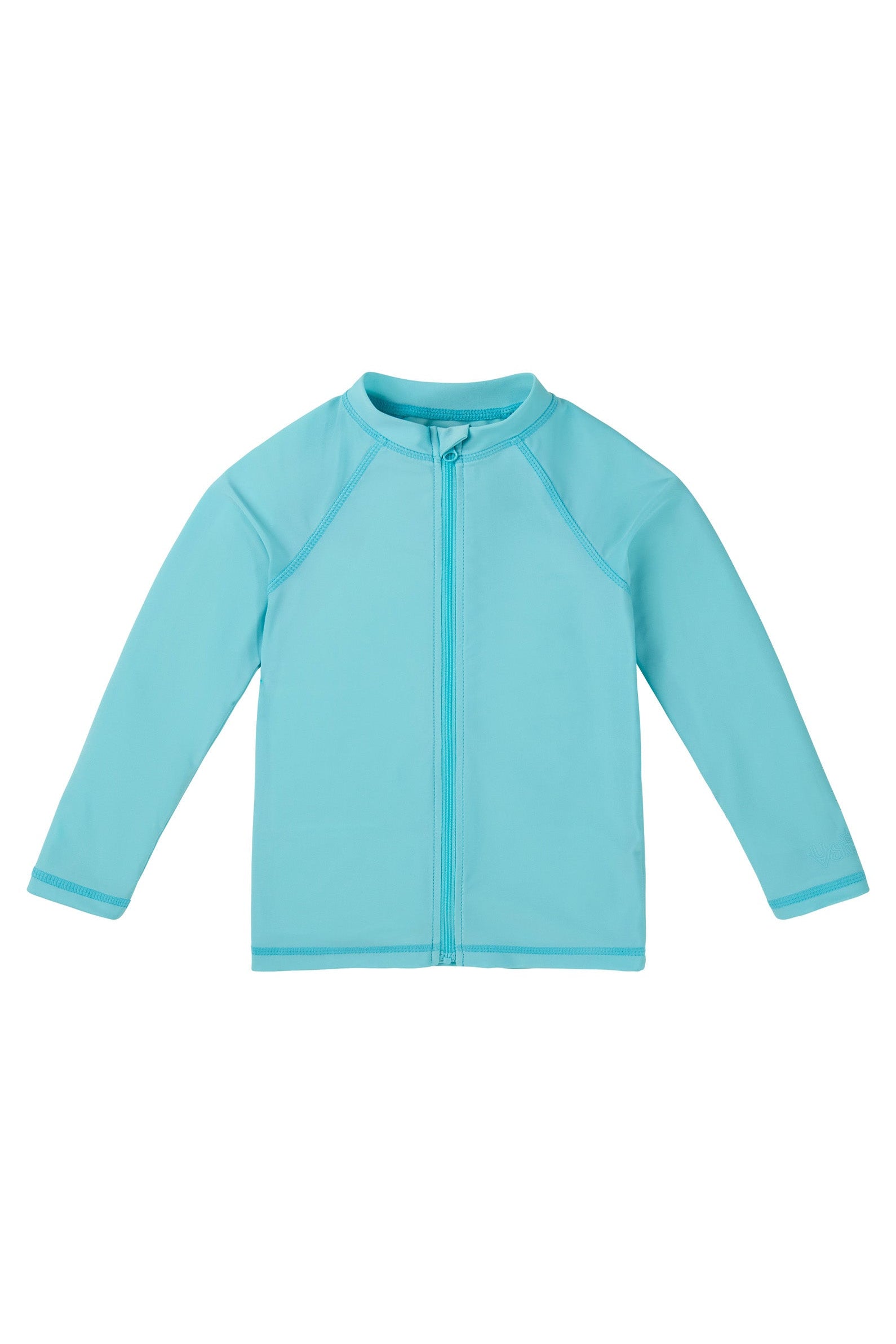 kids full zip long sleeve rashguard in skyline|skyline