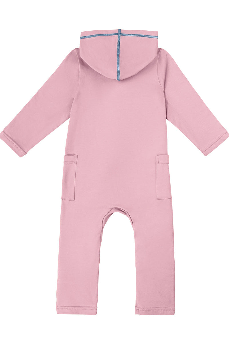 baby hooded everyday romper in happy wishes|happy-wishes