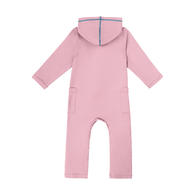 baby hooded everyday romper in happy wishes|happy-wishes
