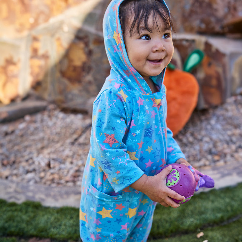 Baby Hooded Romper Certified UPF 50 UV Skinz