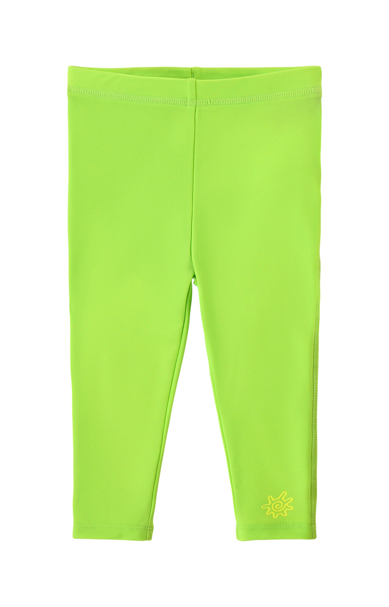 baby neon swim leggingz in neon green|neon-green