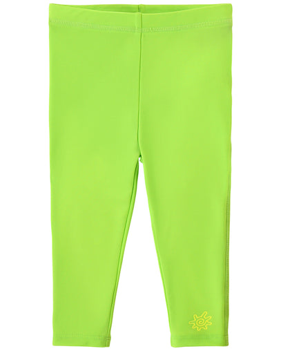 baby neon swim leggingz in neon green|neon-green