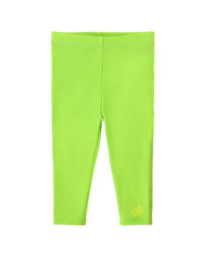 baby neon swim leggingz in neon green|neon-green