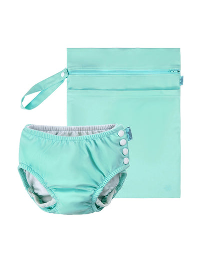 baby adjustable swim diaper set|aruba