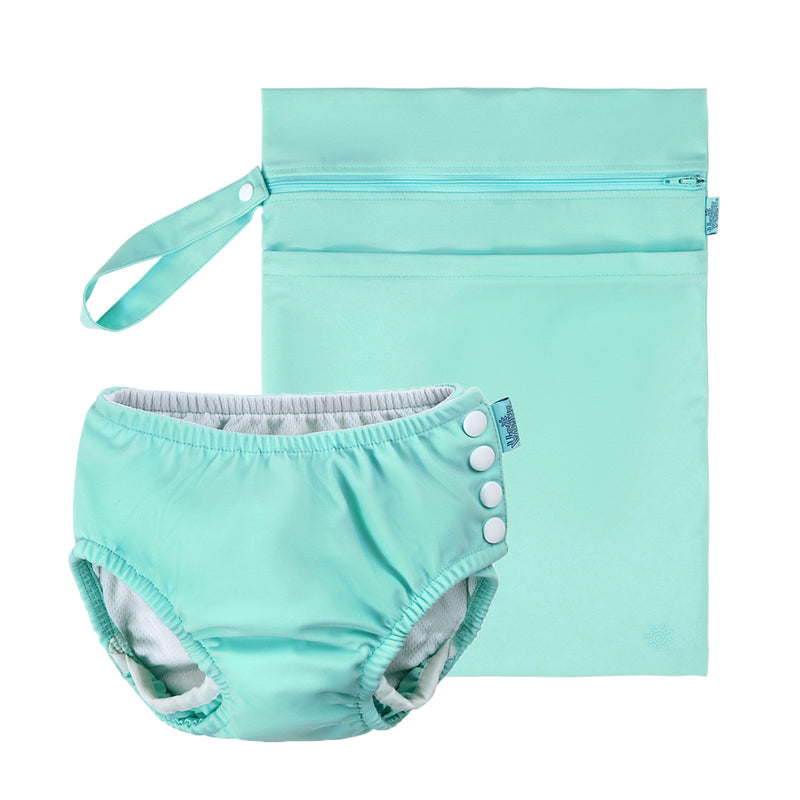 baby adjustable swim diaper set|aruba