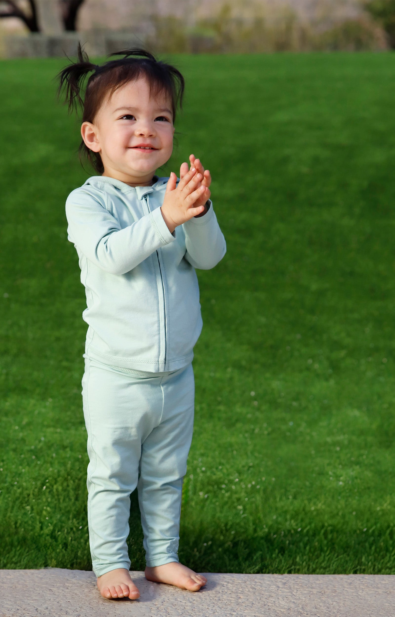 baby in everyday play leggingz|frosty-green