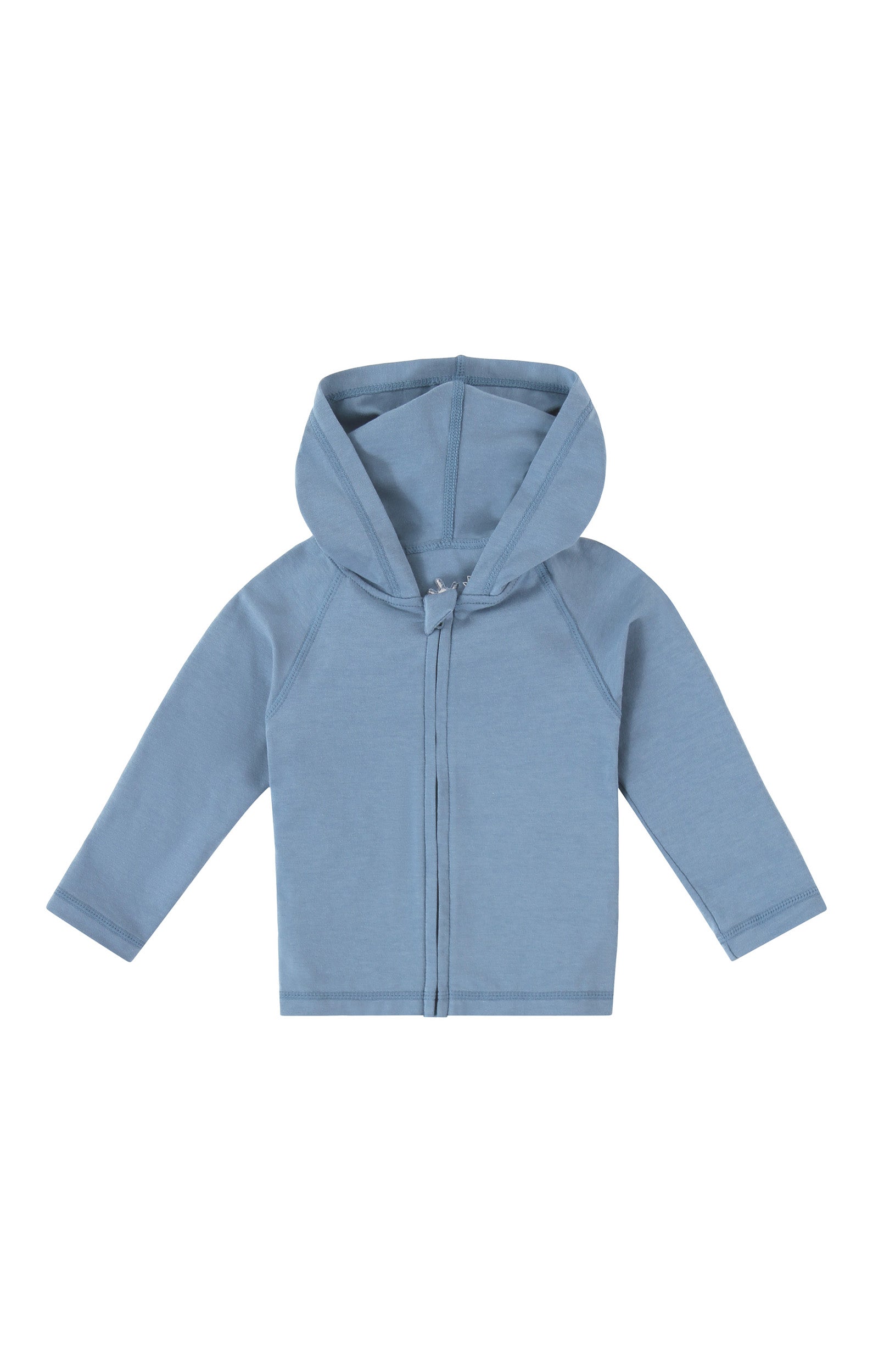 baby everyday hooded zip up in baltic|baltic