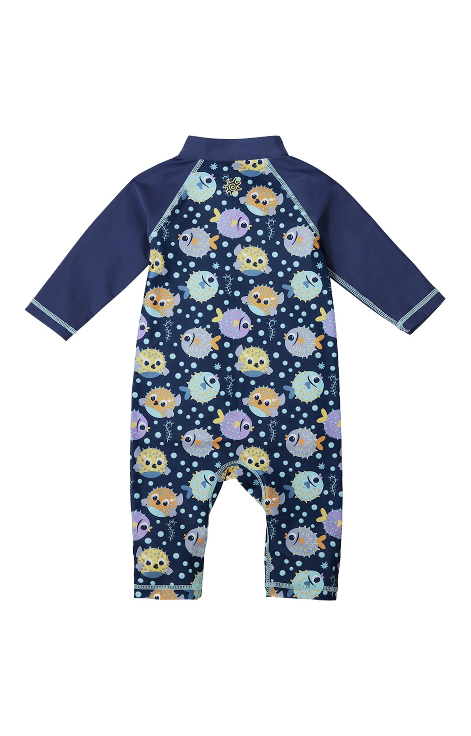 Baby Boy Swim Suit in blue|bubble-fishies